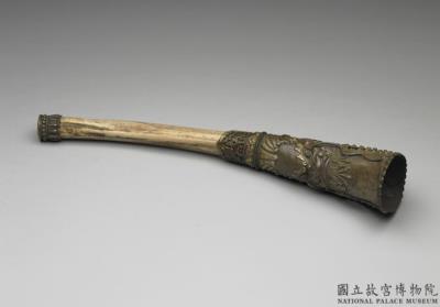 图片[3]-Human tibia trumpets with brass mounting, made in Tibet, Qing dynasty (1644-1911)-China Archive